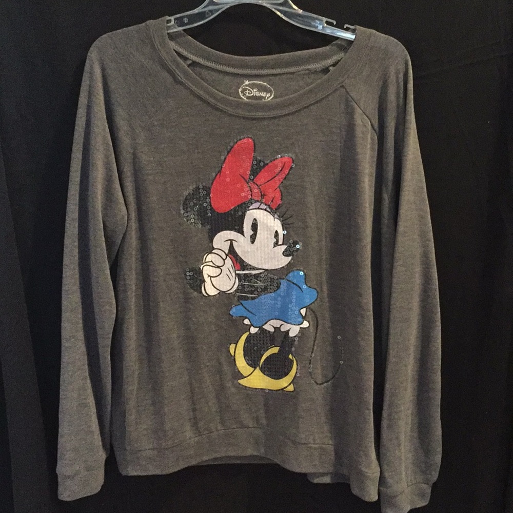 Disney Minnie Mouse Sequined Sweatshirt
